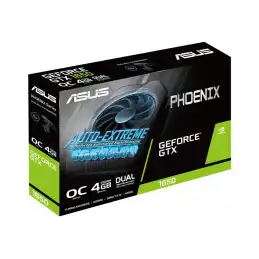 ASUS PH-GTX1650-O4GD6-P - OC Edition - carte graphique - GF GTX 1650 - 4 Go GDDR6 - PCIe 3.0 x16 - ... (90YV0EZ1-M0NA00)_7